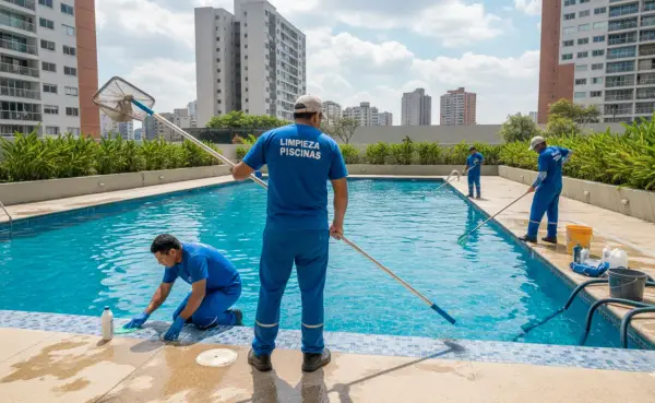 Limpieza de piscinas semanal o mensual
