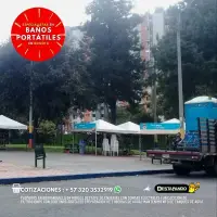 Baño portátil para eventos
