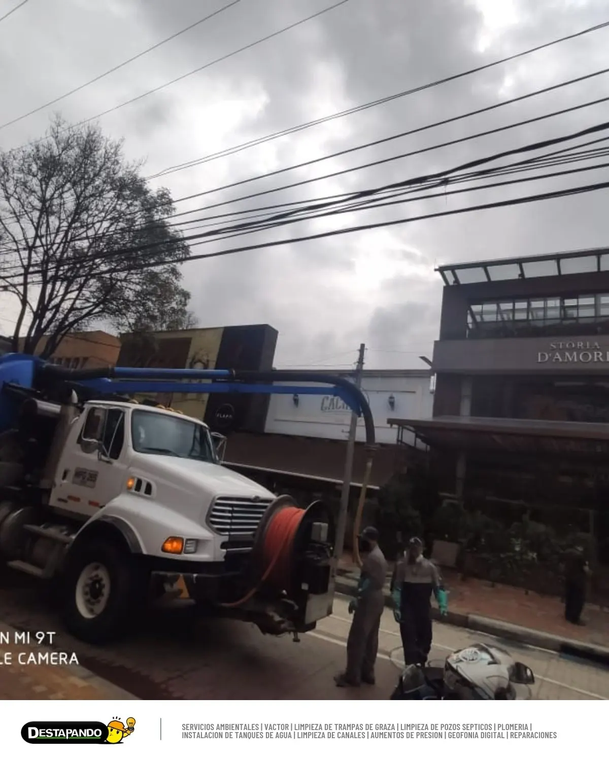 Servicio de destape con Vactor en Mosquera