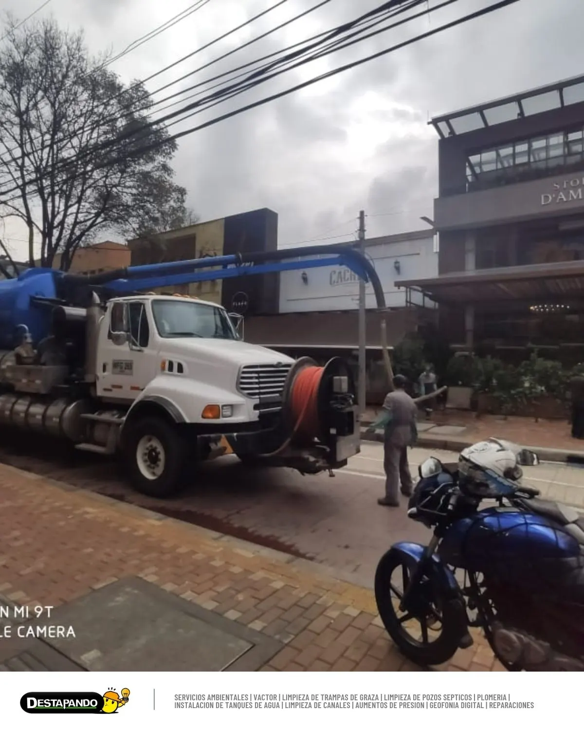 Servicio de destape con Vactor en Mosquera