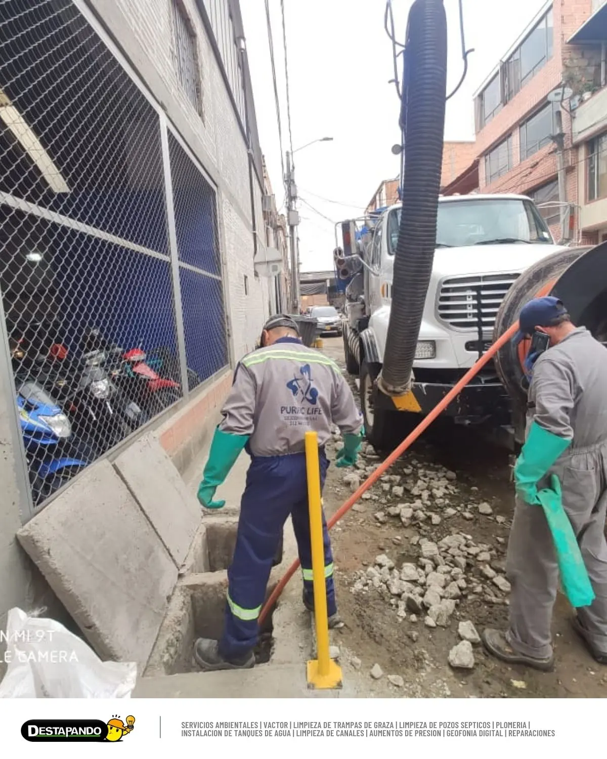 Limpieza de interceptor de grasa en Bogotá - Proyecto 17