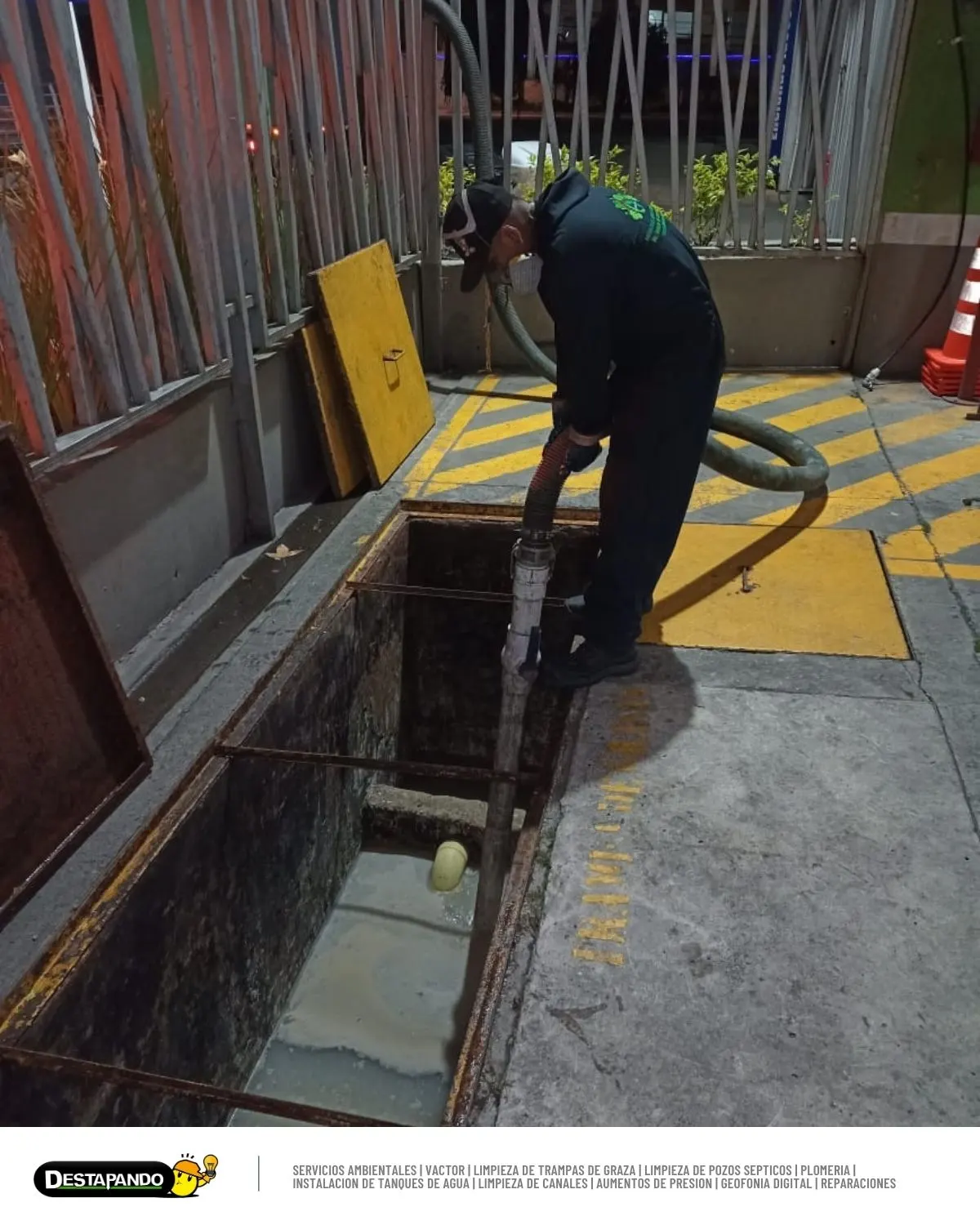 Lavado de trampa de grasa en Bogotá - Proyecto 25