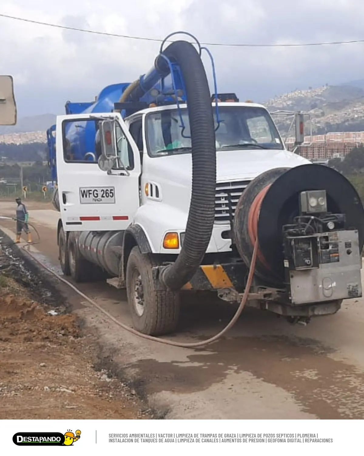 Equipo de succión y presión en Bogotá - Proyecto 13