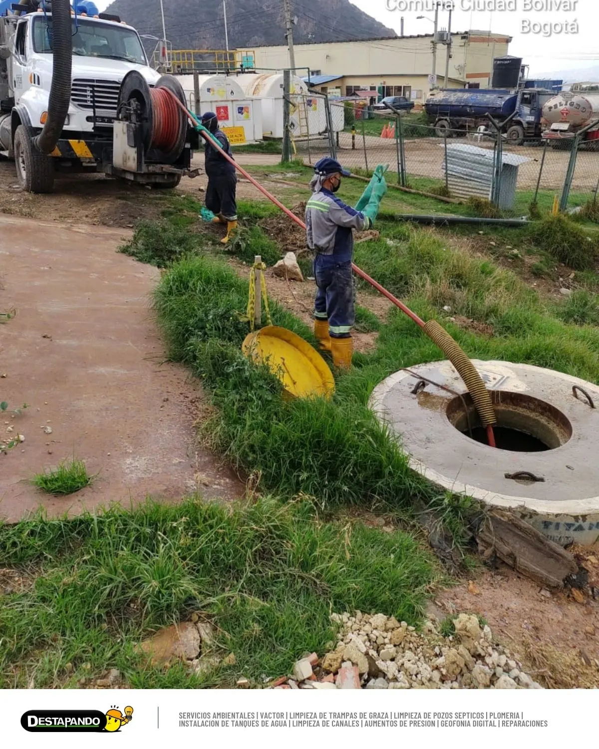 Alquiler de camión Vactor en Bogotá - Proyecto 14