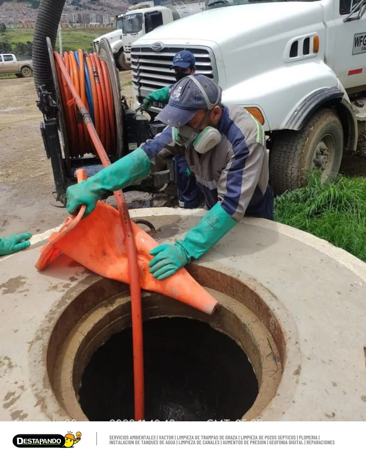 Vactor tipo acueducto en Bogotá - Proyecto 16