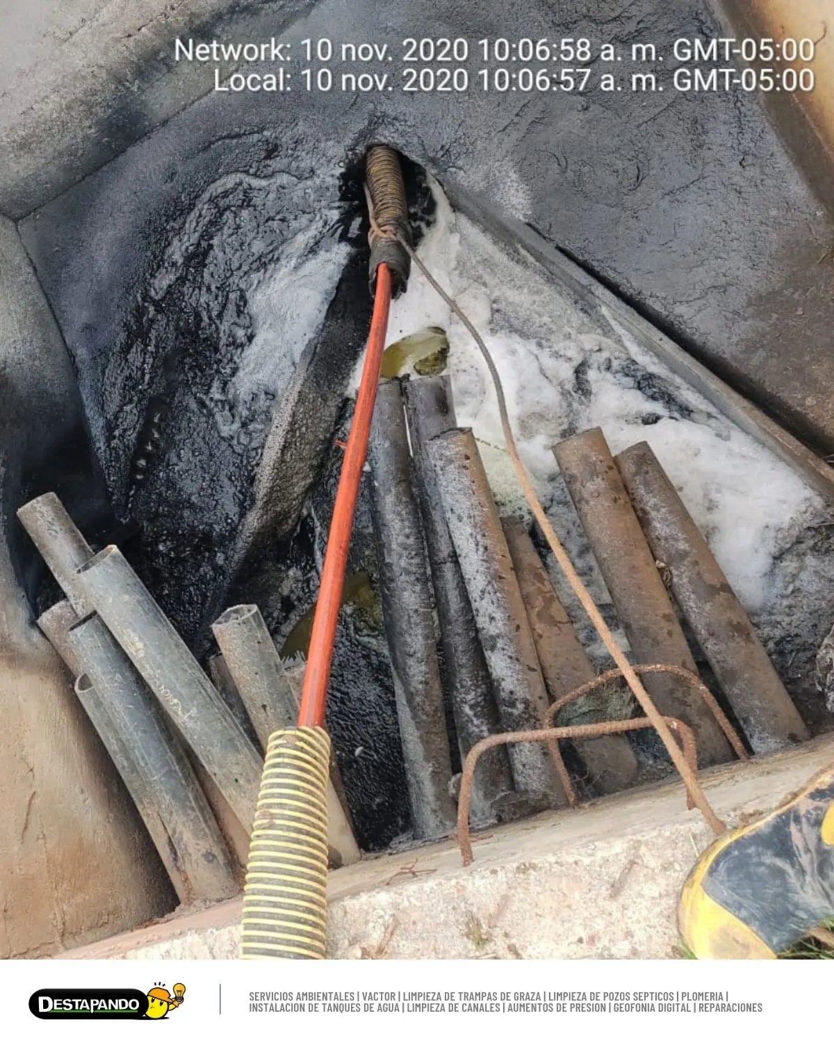 Servicio de destape con Vactor en Bogotá - Proyecto 22