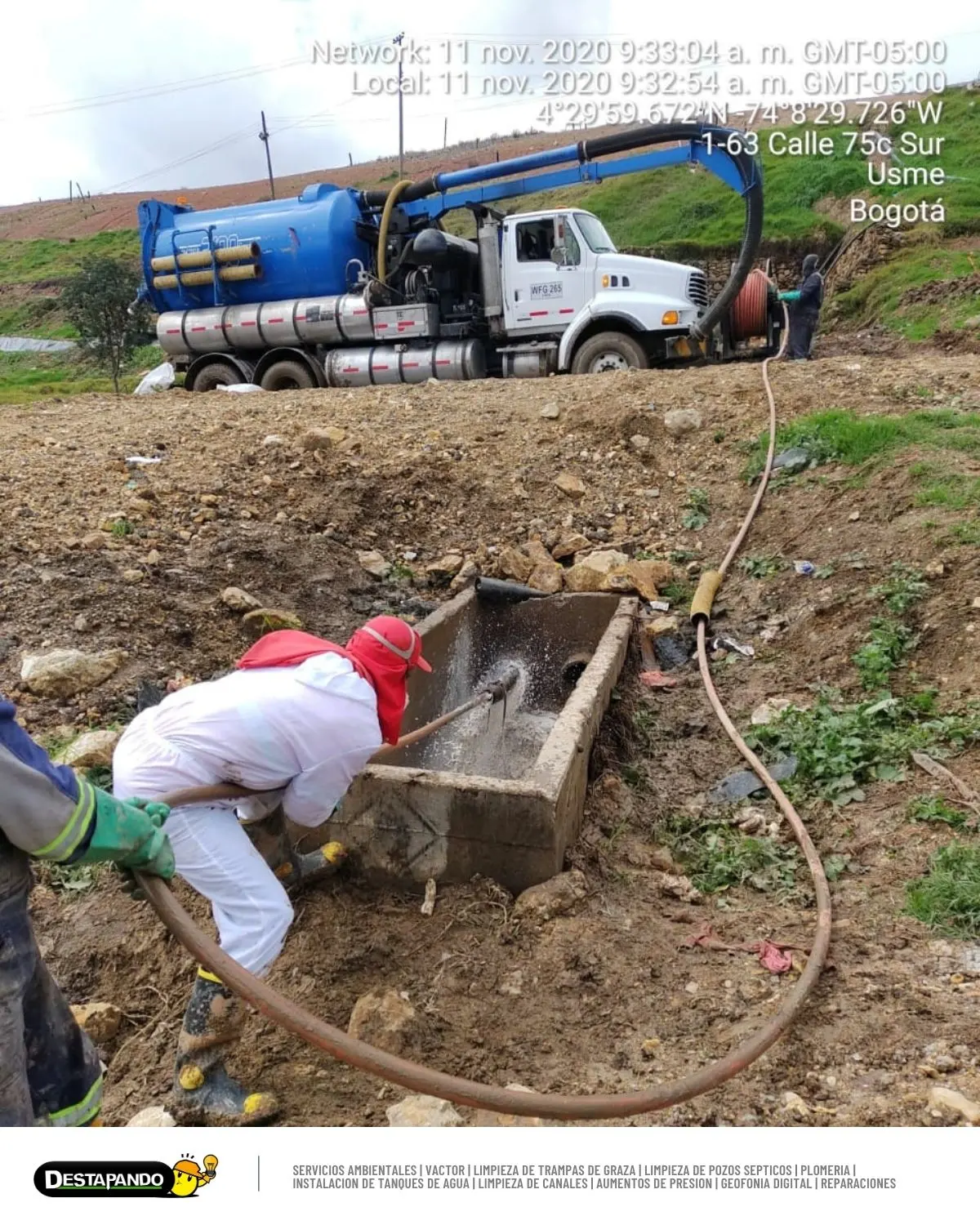 Alquiler de camión Vactor en Bogotá - Proyecto 24