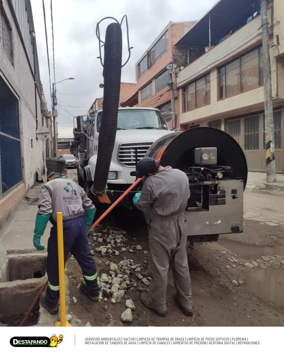 Vactor tipo acueducto en Bogotá - Proyecto 26
