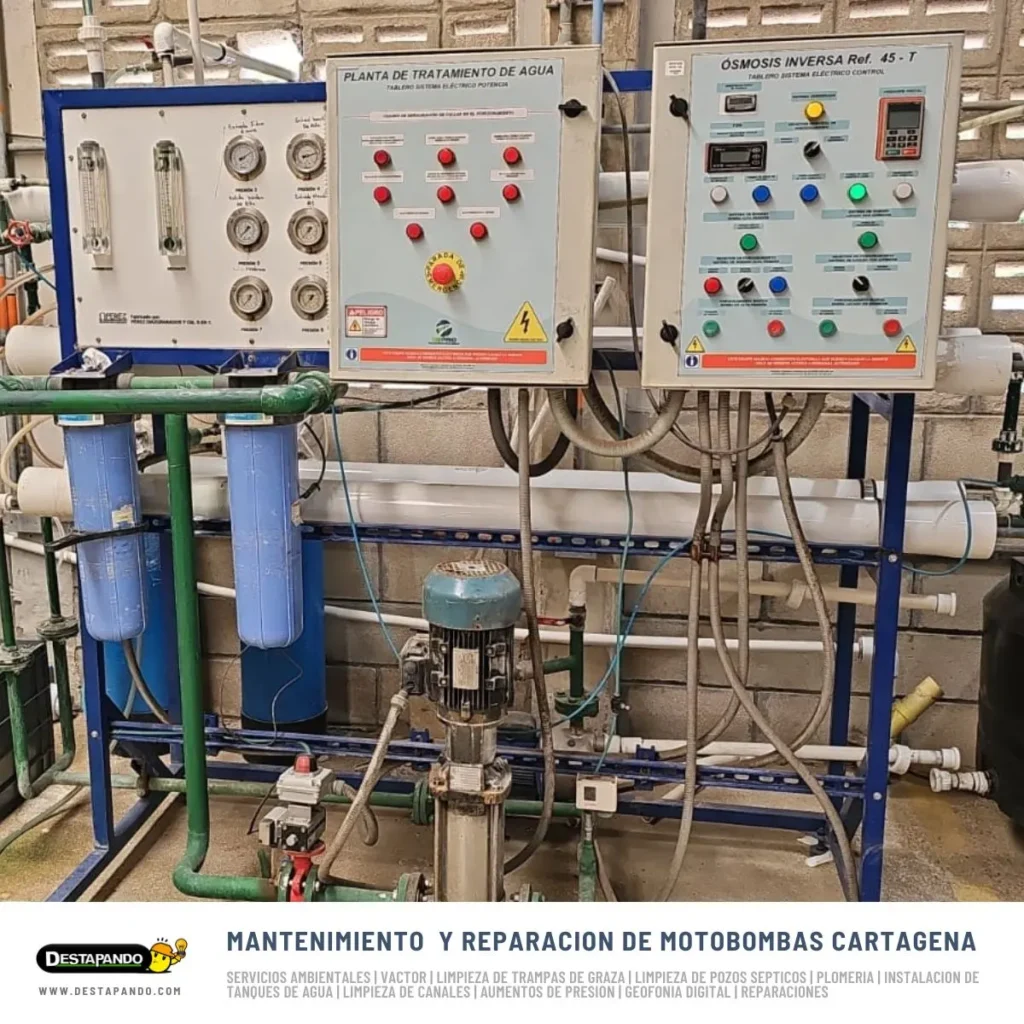 Reparación y mantenimiento de Motobombas Cartagena 8 mantenimiento de tablero de motobombas cartagena